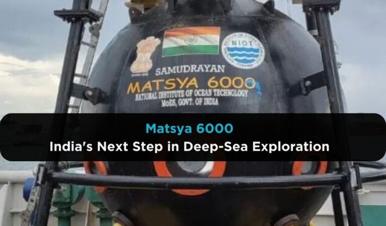 Samudrayaan Matsya 6000: A Major Milestone in India’s Deep-Sea Exploration